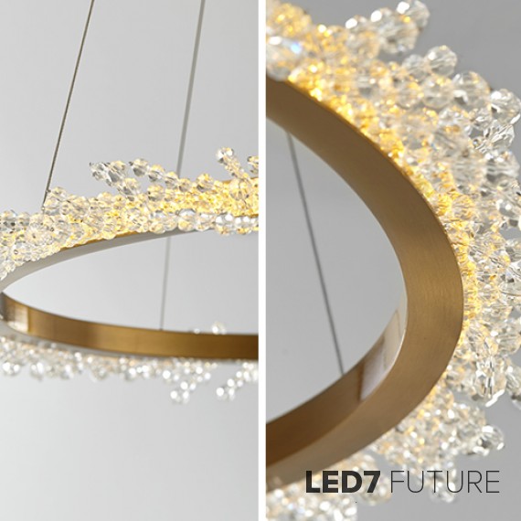 Loft Industry Modern - Beads Crystall Chandelier